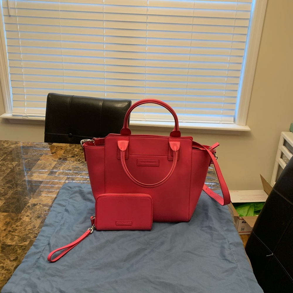 Vera Bradley Hot pink bag and wallet